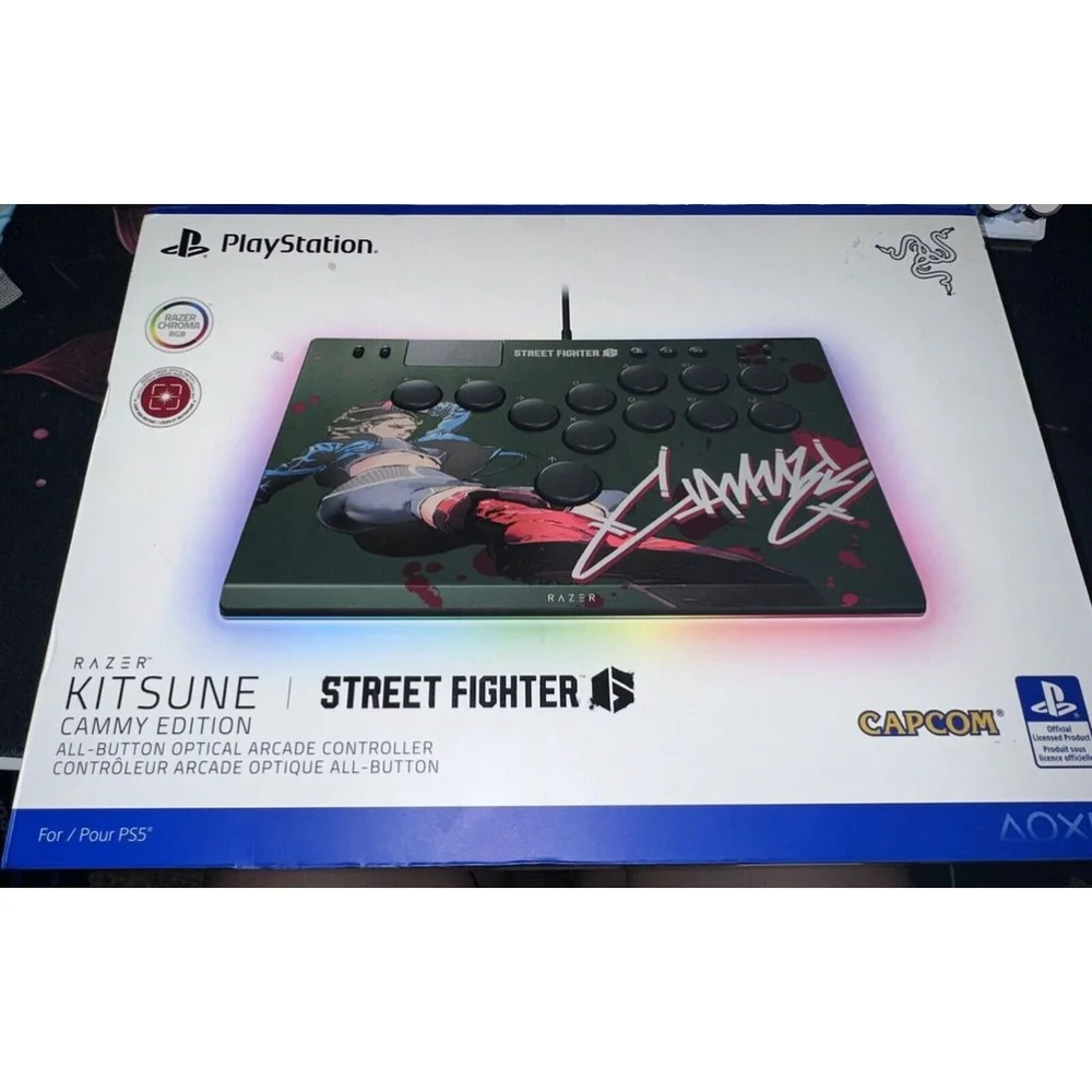 Razer KITSUNE Cammy Edition All-Button Arcade Controller RZ06-05020300-R3U1 - Picture 1 of 6
